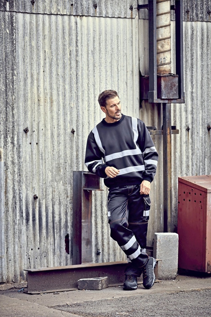YOKO Hi-Vis Sweatshirt Herren