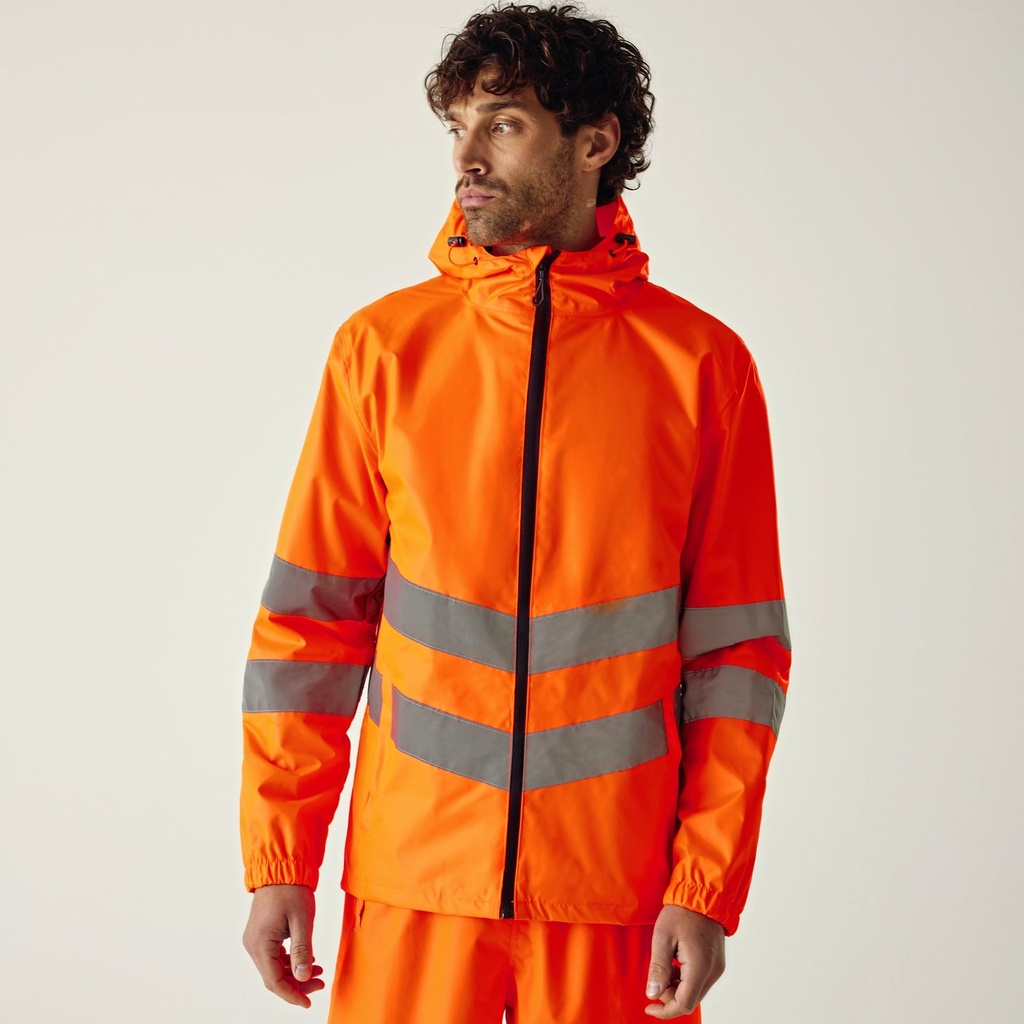 Regatta High Visibility Pro Hi-Vis Packaway Jacket Herren