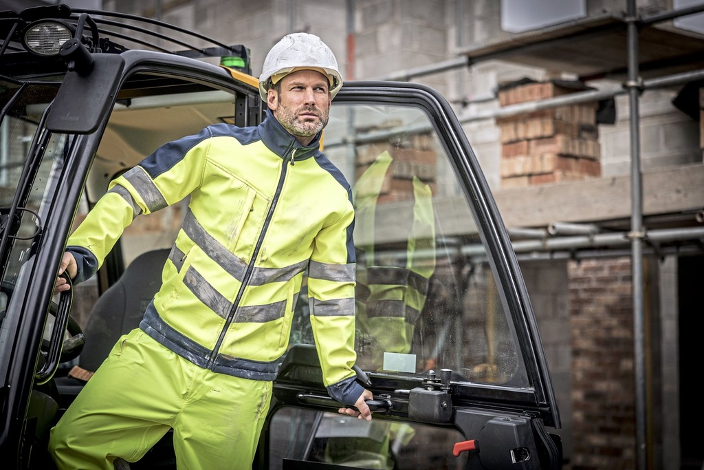 Regatta High Visibility Pro Hi-Vis Softshell Jacket Herren