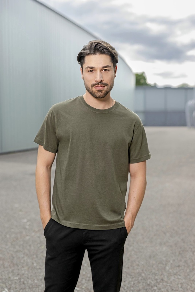 HRM Herren Heavy Luxury T-Shirt Rundhals – HRM103
