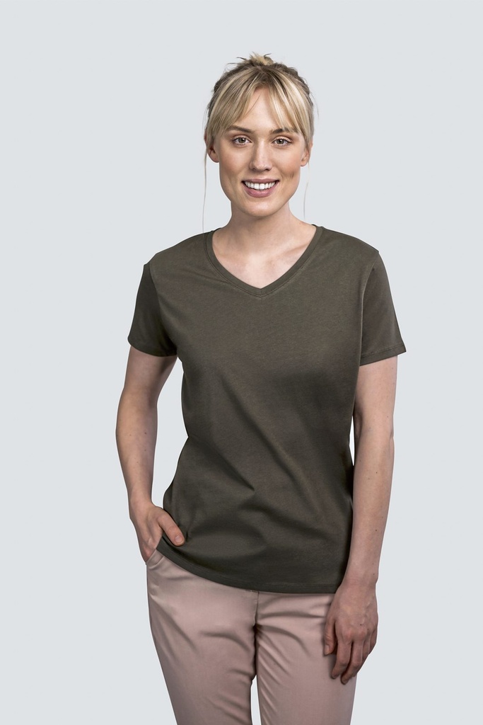 HRM Damen Luxury T-Shirt V-Ausschnitt – HRM202